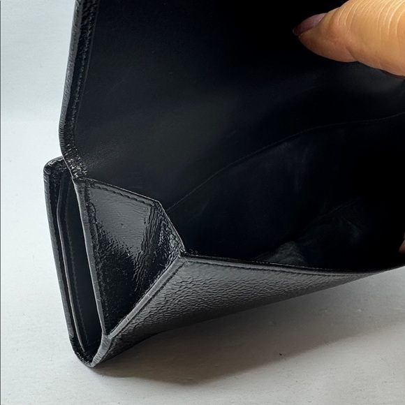 Yves Saint Laurent YSL Patient Leather Bifold Wallet 28679 - Picture 4 of 15